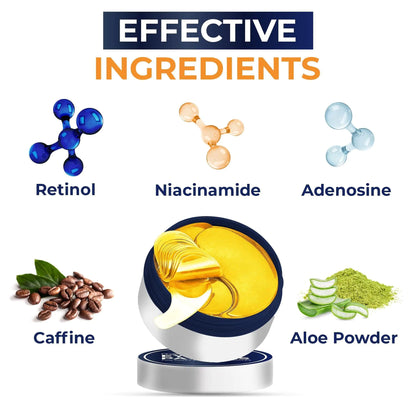 Under Eye Patches For Puffy Eyes And Dark Circles 30 Pair